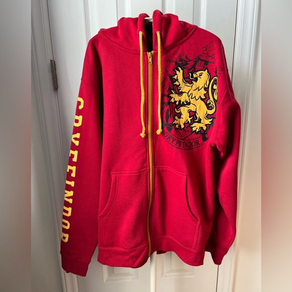 Harry Potter Gryffindor Zip Hoodie Adult Small - Picture 2 of 8